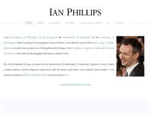 Tablet Screenshot of ianbphillips.com